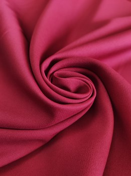 Ткань "Барби" костюмный креп Бордовый рулон 30 метров - фото 10875