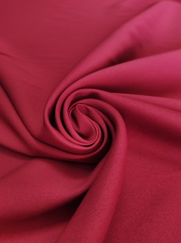 Ткань "Барби" костюмный креп Бордовый - фото 10917