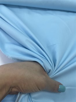 Ткань сатин  Нежно голубой - фото 11898