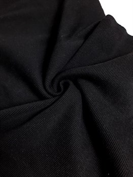 отрез  0,85 метра костюмная ткань Барби цвет Черный - фото 13072