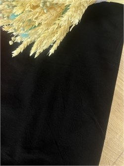 Отрез 1 м Вареный хлопок черный 5493 - фото 16282