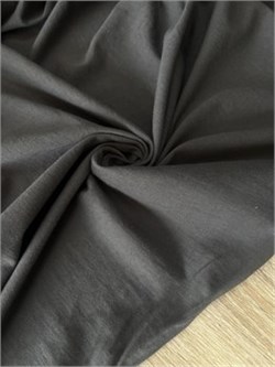 отрез 0,8 м кулирная гладь "темный серый" 5542