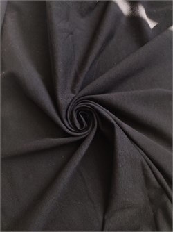 Отрез 0.8 м футер 2х нитка черный 5569