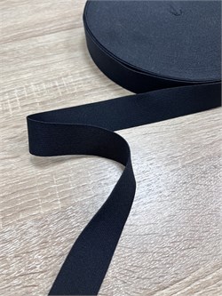 Резинка плотная 30 мм поясная черная 5602