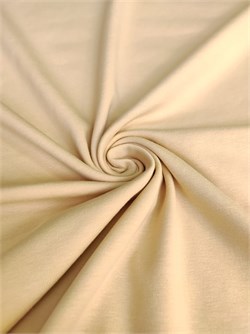 Отрез 1 м кулирная гладь цвет бежевый ( есть пятно) 5617