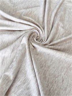 Отрез 1м кулирная гладь меланж цвет бежевый 5620