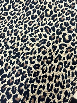 Отрез 1.2 м Кулирная гладь леопард 5738