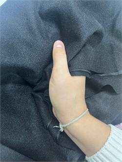 Отрез 1.05 м мебельная ткань черная 5741