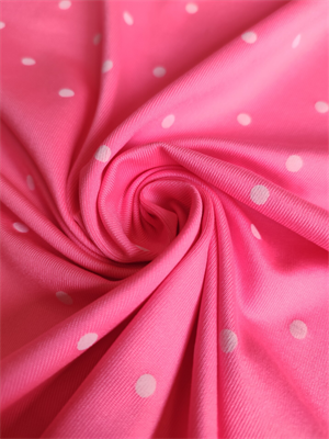 Бифлекс розовый в белый горох - фото 7463