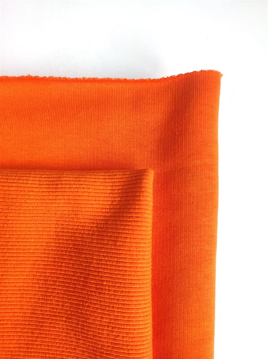 Футер 3-х нитка Компакт Пенье цвет  "Апельсин" увеличенная ширина 195 см - фото 9108