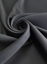 Ткань "Барби" костюмный креп Черный