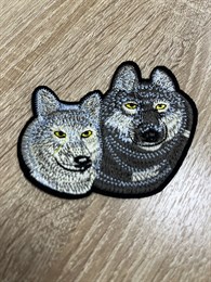 Нашивка аппликация «Животные»  2 волка