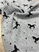 Отрез 0.65 м Рибана Единорог 5608