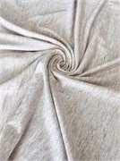 Отрез 1м кулирная гладь меланж цвет бежевый 5620