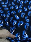 Отрез 0.9 м кулирная гладь Машинки 5649