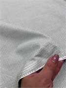 Ткань перкаль хлопок 100% ширина 220 см плотность 130 гр. оливковый горошек 5679