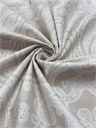 Ткань перкаль хлопок 100% ширина 155 см плотность 130 гр постельные узоры цвет тауп 5686