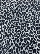 Отрез 1.4 м Кулирная гладь леопард серо-синий 5734