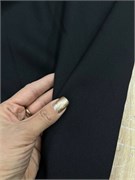 Габардин ширина 150 гр, плотность 155гр цвет Черный 5752