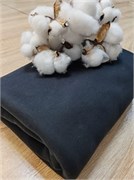 Отрез 1.5 м Футер 3-х нитка начес черный (шов) 5759