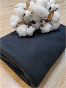 Отрез 0.7 м Футер 3х нитка петля Черный (тех. вырез) 5766