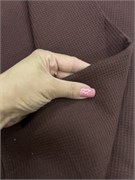 Вафельная ткань ширина 150 см 150 гр. цвет шоколад 5822