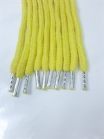 Комплект шнурков  10 шт. для худи металлические наконечники Хлопок Желтый