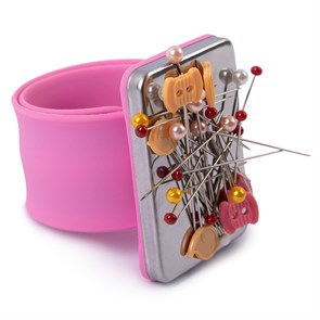 Игольница-магнит на руку NDR-05 24 см в блистере розовый
