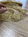 Кружево ширина 3,5 см цвет Золото упаковка 15 ярд 3694 - фото 10473
