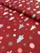 Ткань сатин  Елочки на красном - фото 11887