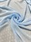 Плательная ткань шифон горох на  нежно голубом - фото 12367