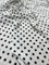 Плательная ткань Прада принт  горох на белом состав 97 ПЭ 3 лайкра 4381
