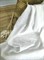 Ткань Муслин жатый двухслойный цвет "Белый" состав 100% хлопок - фото 12995