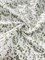 Ткань Муслин жатый двухслойный белый принт "Зеленые веточки» - фото 13340