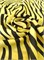 отрез 0.8 метр Прада  принт Зебра жетая (края не ровные) 4795
