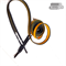 Шнурок для худи  желтый двуцветный плоский 130 см - фото 4983