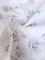 Ткань Батист с полоской  цветы на белом  хлопок 100% - фото 6421