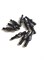 Комплект концевиков для шнурка 2 шт. пластик цвет черный - фото 6682