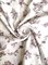 Ткань Муслин жатый двухслойный принт "Полевые цветы" состав 100% хлопок - фото 6899
