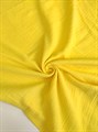 Ткань Муслин жатый двухслойный цвет "Желтый" состав 100% хлопок - фото 8247