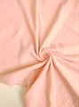 Ткань Муслин жатый двухслойный цвет "Персик" состав 100% хлопок - фото 8255