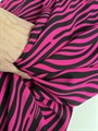 Плательная ткань Прада принт Зебра фуксия состав 97 ПЭ 3 лайкра 2205 - фото 8436