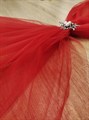 Фатин ткань Евро ширина 300 см Турция красный 3287 - фото 9474