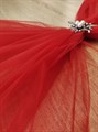 Фатин ткань Евро ширина 300 см Турция красный 3287 - фото 9475